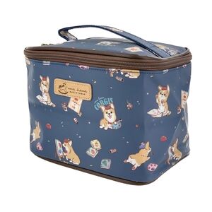 Waterproof Corgi Artist Travel Makeup Cosmetic Bag